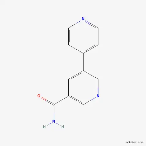 Molecular Structure of 1346686-56-3 ([3,4'-Bipyridine]-5-carboxamide)