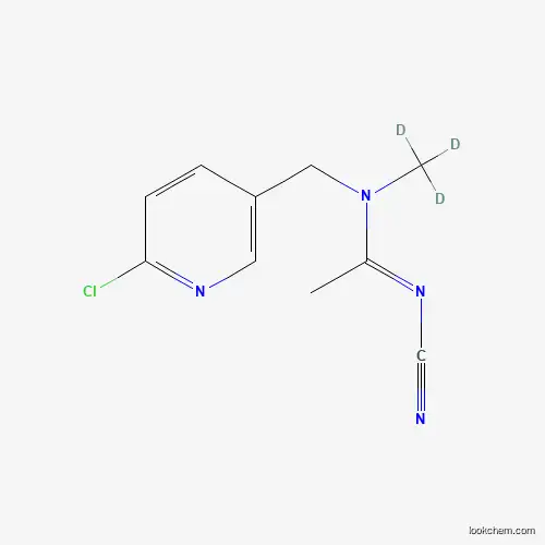 Molecular Structure of 1353869-35-8 (Acetamiprid-d3)