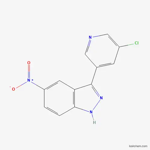 3-(5-Chloropyridin-3-yl)-5-nitro-1H-indazole