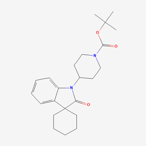 1-Piperidinecarboxylic acid, 4-(2'-oxospiro[cyclohexane-1,3'-[3H]indol]-1'(2'H)-yl)-, 1,1-diMethylethyl ester