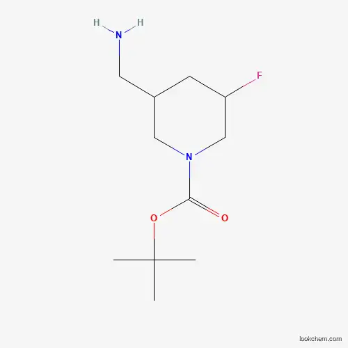 tert-Butyl 3-(aminomethyl)-5-fluoropiperidine-1-carboxylate