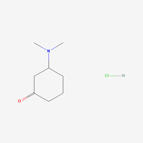 Molecular Structure of 15676-75-2 (3-(Dimethylamino)cyclohexanone hydrochloride)