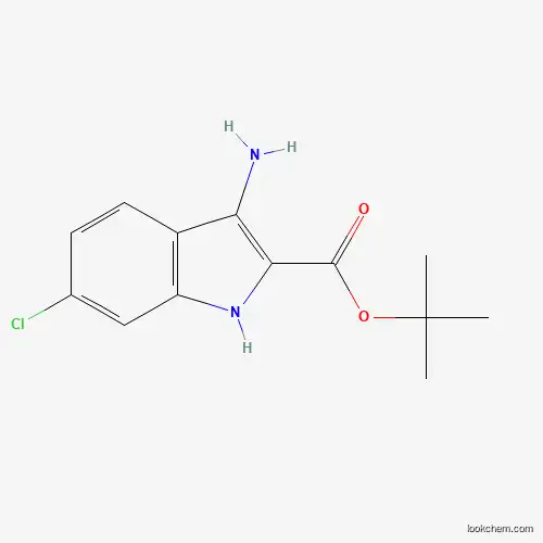 3-아미노-6-클로로-1H-인돌-2-카르복실산 tert-부틸 에스테르