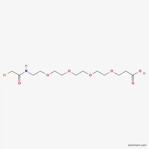 Bromoacetamido-PEG4-Acid