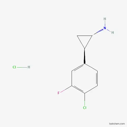 (1S,2R)-rel-2-(4-chloro-3-fluorophenyl)cyclopropan-1-amine hydrochloride