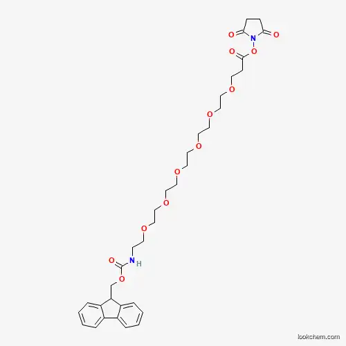 Molecular Structure of 1818294-31-3 (Fmoc-PEG6-NHS ester)