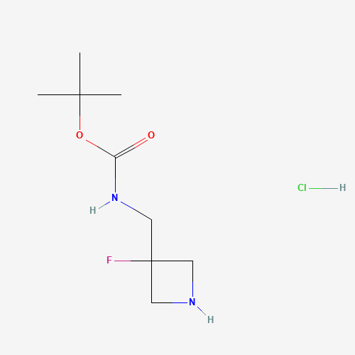 tert-butyl N-[(3-fluoroazetidin-3-yl)methyl]carbamate hydrochloride