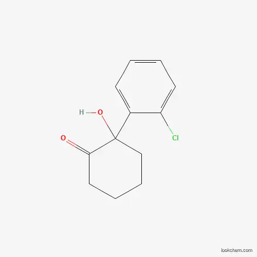 Molecular Structure of 1823362-29-3 ((+/-)-2-(2-Chlorophenyl)-2-hydroxycyclohexanone)