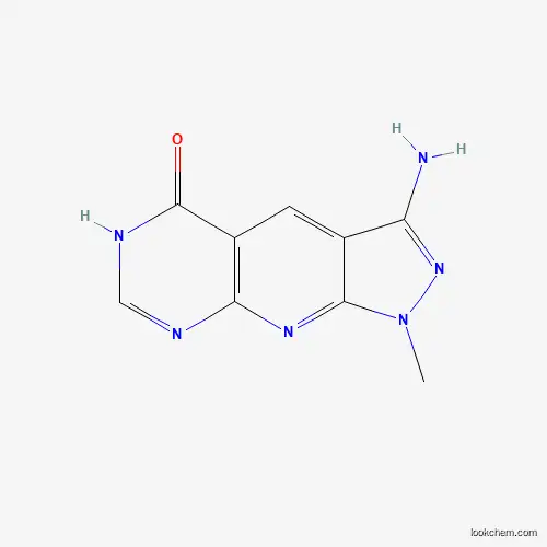 Molecular Structure of 1901-65-1 (6-Amino-4-methyl-2,4,5,11,13-pentazatricyclo[7.4.0.03,7]trideca-1(9),2,5,7,12-pentaen-10-one)