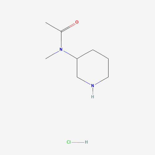 Molecular Structure of 1946021-39-1 (N-Methyl-N-(piperidin-3-yl)acetamide hydrochloride)