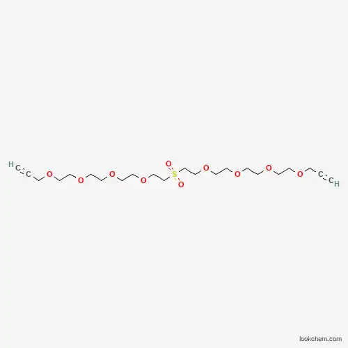 Molecular Structure of 2055024-44-5 (Propargyl-PEG3-Sulfone-PEG3-Propargyl)