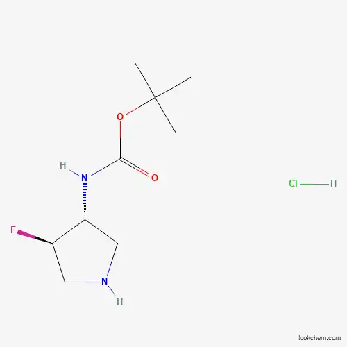 tert-Butyl ((3R,4R)-4-fluoropyrrolidin-3-yl)carbamate hydrochloride