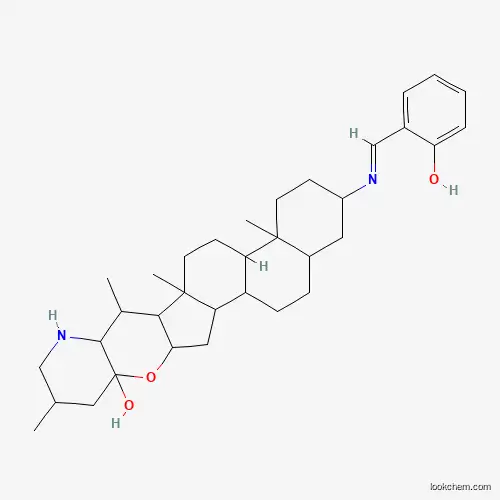 Molecular Structure of 21934-09-8 (Salicylidene solanocapsine)