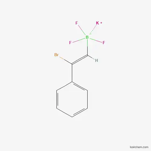 Molecular Structure of 219718-89-5 (Potassium (2-bromo-2-phenylvinyl)trifluoroborate)