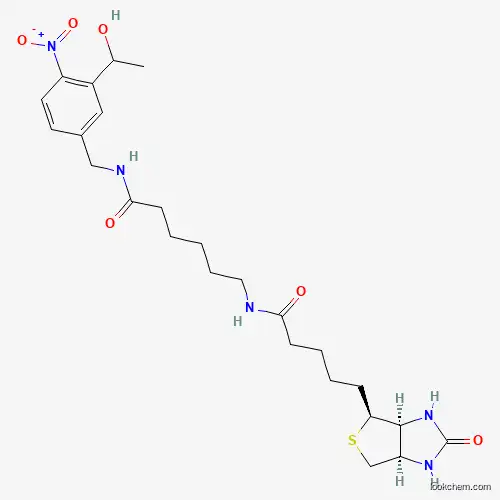 N-(3-(1-hydroxyethyl)-4-nitrobenzyl)-6-(5-((3aS,4S,6aR)-2-oxohexahydro-1H-thieno[3,4-d]imidazol-4-yl)pentanamido)hexanamide