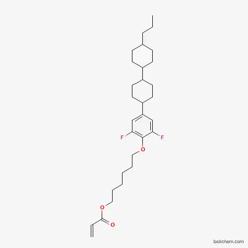 2-Propenoic acid 6-[2,6-difluoro-4-[(trans,trans)-4'-propyl[1,1'-bicyclohexyl]-4-yl]phenoxy]hexyl ester