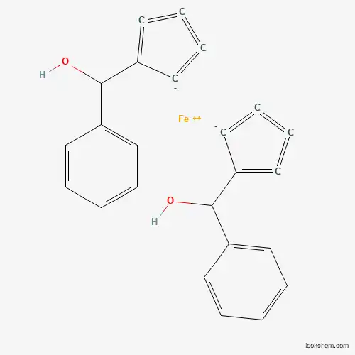 Molecular Structure of 32877-56-8 (Iron(2+) bis{5-[hydroxy(phenyl)methyl]cyclopenta-1,2,3,4-tetraen-1-ide})