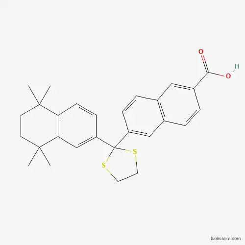 6-[2-(5,6,7,8-Tetrahydro-5,5,8,8-tetramethyl-2-naphthalenyl)-1,3-dithiolan-2-yl]-2-naphthalenecarboxylic acid