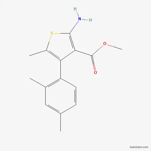 methyl 2-amino-4-(2,4-dimethylphenyl)-5-methylthiophene-3-carboxylate(SALTDATA: FREE)