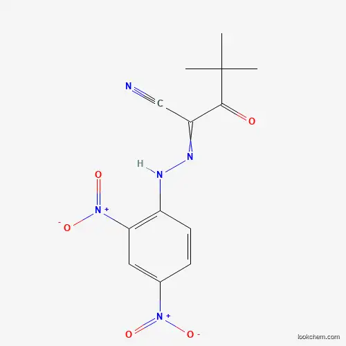 Molecular Structure of 36865-66-4 (2-[2-(2,4-Dinitrophenyl)hydrazinylidene]-4,4-dimethyl-3-oxopentanenitrile)