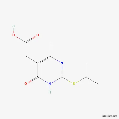 (4-HYDROXY-2-ISOPROPYLSULFANYL-6-METHYL-PYRIMIDIN-5-YL)-ACETIC ACID