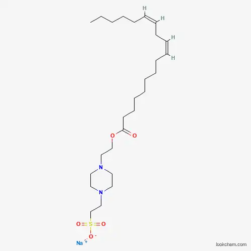 Molecular Structure of 457064-49-2 (Sodium piperazinoethyl linoleate ethylsulfonate)