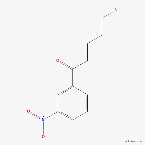 Molecular Structure of 487058-74-2 (5-Chloro-1-(3-nitrophenyl)-1-oxopentane)