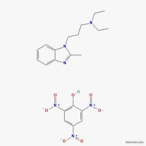 Molecular Structure of 6938-52-9 (2,4,6-Trinitrophenol--N,N-diethyl-3-(2-methyl-1H-benzimidazol-1-yl)propan-1-amine (1/1))