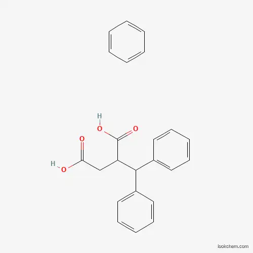 Molecular Structure of 6938-55-2 (2-(Diphenylmethyl)butanedioic acid--benzene (1/1))