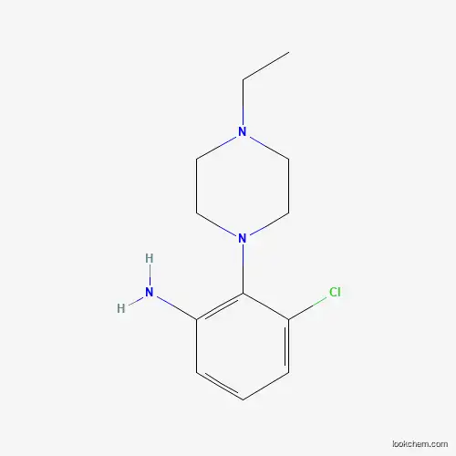 3-CHLORO-2-(4-ETHYL-PIPERAZIN-1-YL)-페닐아민