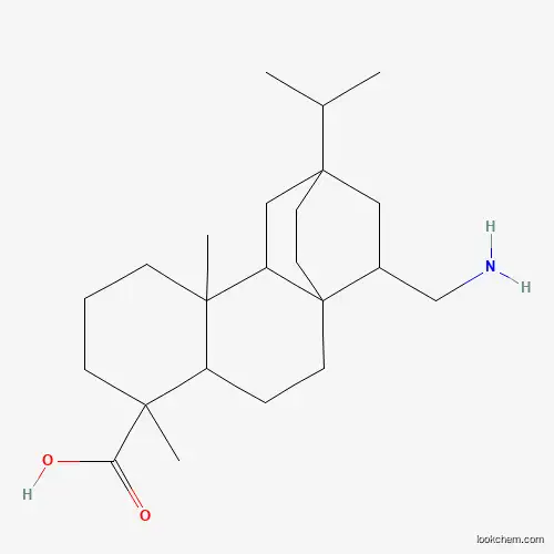 Molecular Structure of 7143-91-1 (14-(Aminomethyl)-5,9-dimethyl-12-propan-2-yltetracyclo[10.2.2.01,10.04,9]hexadecane-5-carboxylic acid)