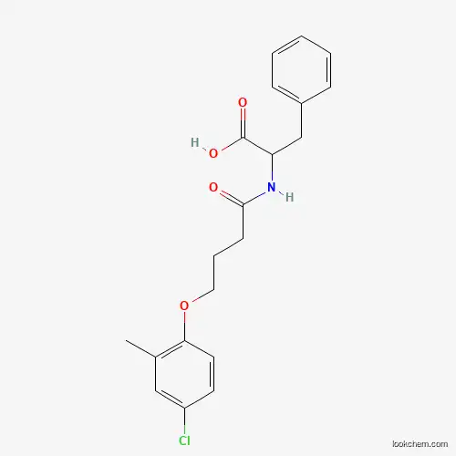 Molecular Structure of 7152-98-9 (n-[4-(4-Chloro-2-methylphenoxy)butanoyl]phenylalanine)