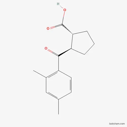 TRANS-2-(2,4-DIMETHYLBENZOYL)CYCLOPENTANE-1-CARBOXYLIC ACID