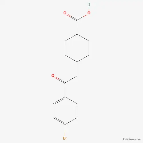CIS-4-[2-(4-BROMOPHENYL)-2-OXOETHYL]CYCLOHEXANE-1-CARBOXYLIC ACID