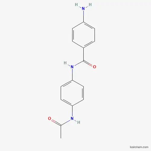 Molecular Structure of 74441-07-9 (N-[4-(Acetylamino)phenyl]-4-aminobenzamide)