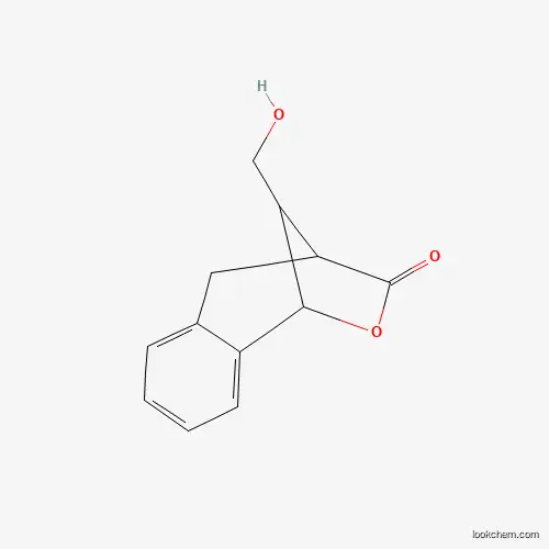Molecular Structure of 7464-00-8 (12-(Hydroxymethyl)-11-oxatricyclo[7.2.1.02,7]dodeca-2,4,6-trien-10-one)