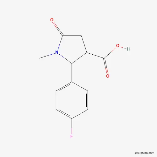2-(4-FLUORO-PHENYL)-1-METHYL-5-OXO-PYRROLIDINE-3-CARBOXYLIC ACID