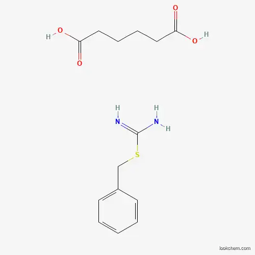 Molecular Structure of 7770-32-3 (Hexanedioic acid--benzyl carbamimidothioate (1/1))