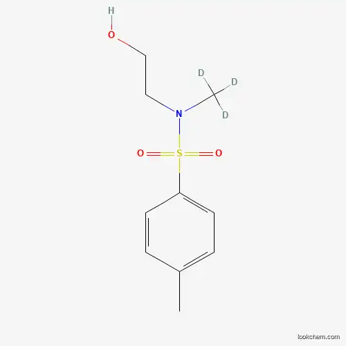 Molecular Structure of 854634-39-2 (N-2-Hydroxyethyl-N-(methyl-d3)-p-toluenesulfonamide)