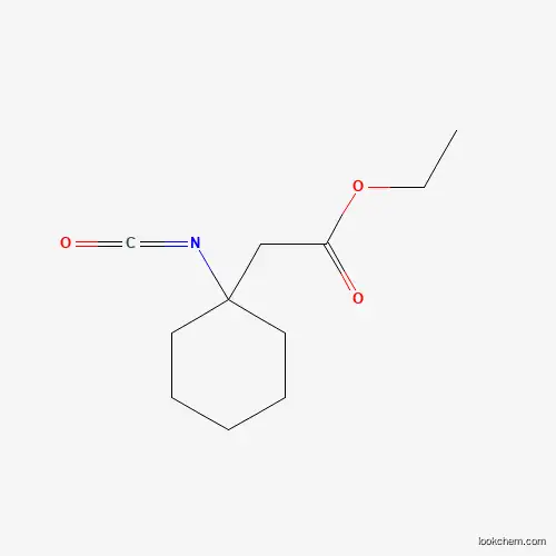 Molecular Structure of 890095-51-9 (Ethyl (1-isocyanatocyclohexyl)acetate)