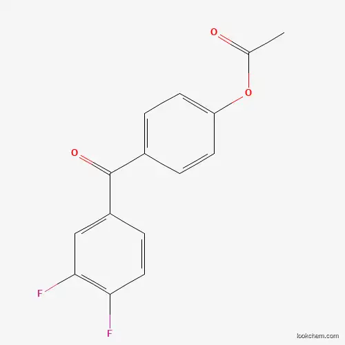 4-Acetoxy-3',4'-difluorobenzophenone