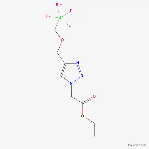 potassium (((1-(2-ethoxy-2-oxoethyl)-1H-1,2,3-triazol-4-yl)methoxy)methyl)trifluoroborate