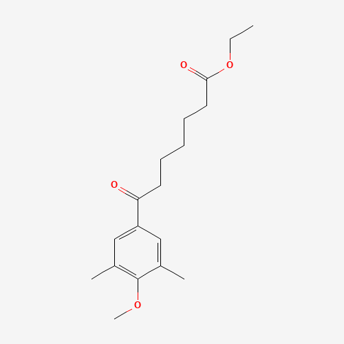 ethyl 7-(3,5-dimethyl -4-methoxyphenyl )-7-oxoheptanoate