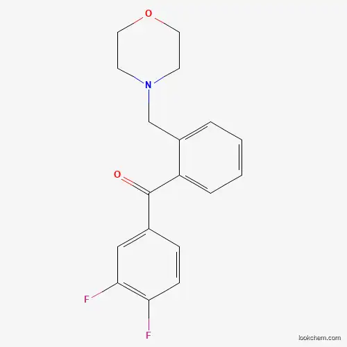 3',4'-DIFLUORO-2-MORPHOLINOMETHYL BENZOPHENONE