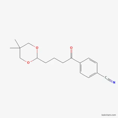 4'-cyano-4-(5,5-dimethyl -1,3-dioxan-2-yl )butyrophenone