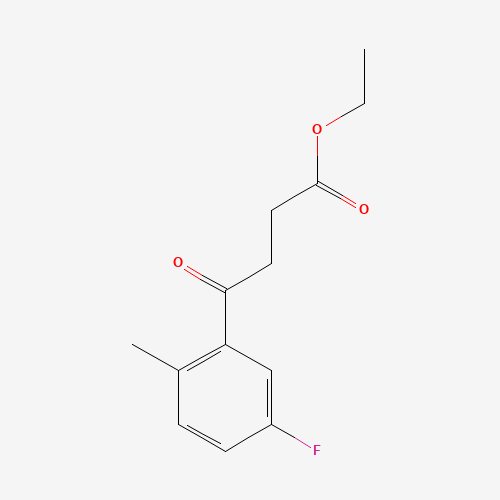 ETHYL 4-(2-METHYL-5-FLUOROPHENYL)-4-OXOBUTYRATE