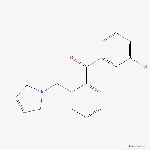 (3-Chlorophenyl)(2-((2,5-dihydro-1H-pyrrol-1-yl)methyl)phenyl)methanone