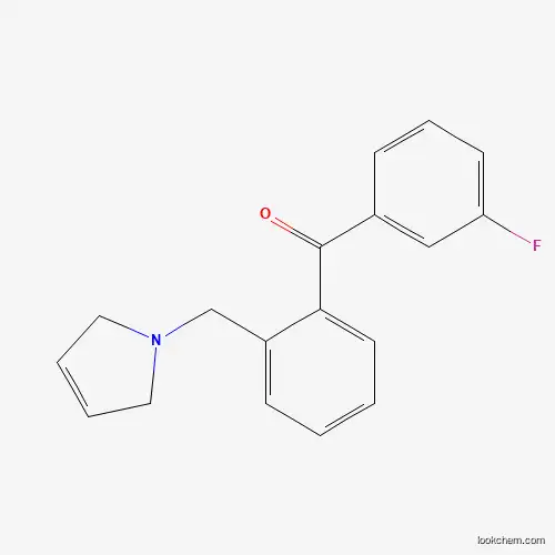 3'-FLUORO-2-(3-PYRROLINOMETHYL) BENZOPHENONE