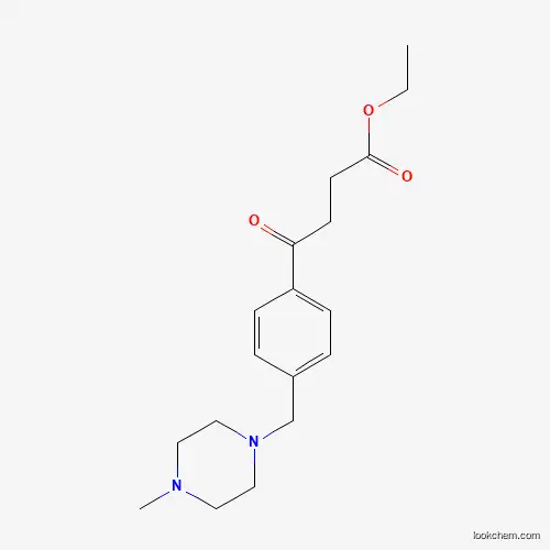 ETHYL 4-[4-(4-METHYLPIPERAZINOMETHYL)PHENYL]-4-OXOBUTYRATE