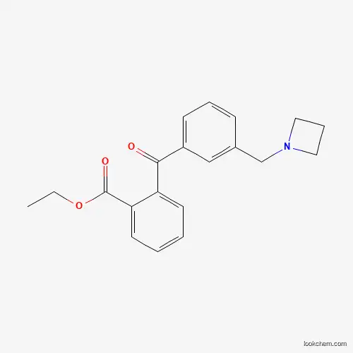 3'-AZETIDINOMETHYL-2-CARBOETHOXYBENZOPHENONE